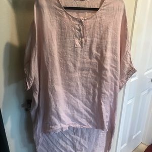 Italian Made linen dress top